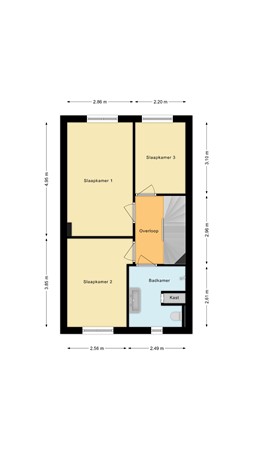 Floorplan - Roggestro 12, 5404 JD Uden